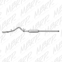 Thumbnail for MBRP 14 Chevy/GMC 1500 Silverado/Sierra 4.3L V6/5.3L V8 Single Side Exit AL 3in Cat Back Exhaust