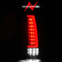 Thumbnail for ANZO 88-99 Chevy/GMC C/K1500/2500/3500 Full LED Light Tube Taillights Black Housing Clear Lens