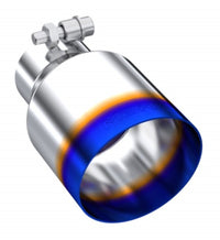 Thumbnail for MBRP Burnt End Tip 2.5 ID 4 ID Out 6.5 length Single Wall Angle Cut 304 Stainless Steel