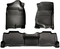 Thumbnail for Husky Liners 07-13 GM Escalade/Suburban/Yukon WeatherBeater Black Front & 2nd Seat Floor Liners