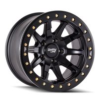 Thumbnail for Dirty Life 9304 DT-2 17x9 / 5x127 BP / -12mm Offset / 78.1mm Hub Matte Black Wheel - Beadlock