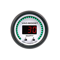 Thumbnail for Autometer 52.4mm White Switchable 0-1600 PSI / 0-110 BAR Vacuum/Boost Phantom Elite Digital Gauge