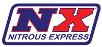 Thumbnail for Nitrous Express 4AN 24in Stainless Braided SHO Hose (w/Black 90 Deg 3AN - One End)