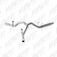 Thumbnail for MBRP 14-16 Ram 2500/3500 6.4L 4in AL Single Side Dual Outlet Cat Back Exhaust