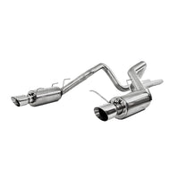 Thumbnail for MBRP 11-14 Ford Mustang GT 5.0L Dual Split Rear Street Version T409 3in Cat Back Exhaust System