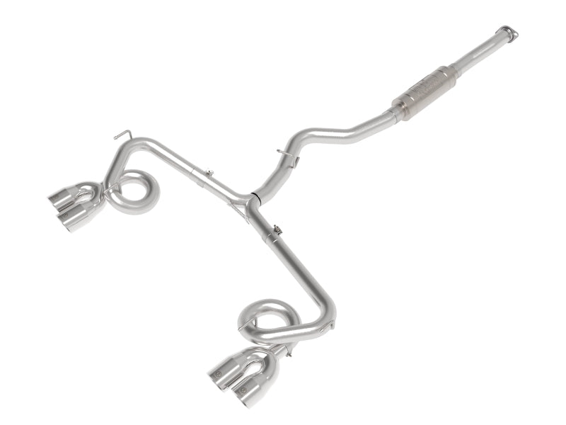 aFe Subaru WRX/STi 15-21 H4-2.0/2.5L Takeda 3in to 2-1/2in Stnlss Cat-Back Exhst w/ Polished Tip