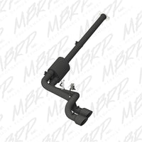 Thumbnail for MBRP 09-14 Ford F150 Pre-Axle 4.5in OD Tips Dual Outlet 3in Black Coated Cat Back Exhaust