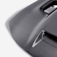 Thumbnail for Anderson Composites 22-23 Dodge Charger Hellcat Jail Break Carbon Fiber Hood - Type JB