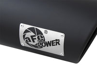 Thumbnail for aFe Power MACH Force-Xp 4in In x 6in Out x 15in L Driver Side Clamp-On 4in 409 SS Exhaust Tip-Black