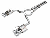 Thumbnail for AWE 2024 Ford Mustang GT Fastback S650 RWD SwitchPath Catback Exhaust w/ Quad Chrome Silver Tips