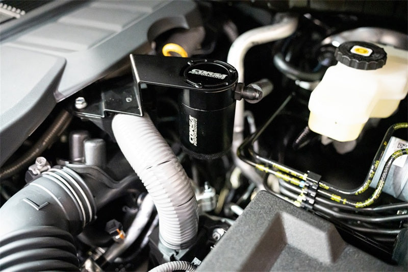 Corsa 2022-2024 Toyota Tundra 4WD 3.4L V6 Aluminum Oil Catch Can w/ Bracket