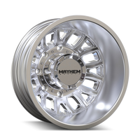 Thumbnail for Mayhem 8107D Cogent Dually 17x6.5 / 8x165.1 BP / -142mm Offset / 121.3mm Hub Polished Wheel