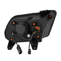 Thumbnail for AlphaRex 13-14 Ford Mustang NOVA LED Proj Headlights Alpha-Blk w/Actv Light & Seq.Sig / SB DRL