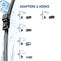 Thumbnail for Hella Back Glass Wiper Blade 13in  - Single