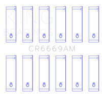 Thumbnail for King Engine Bearings Toyota 3Vze 2958Cc (Standard Size) Connecting Rod Bearing Set