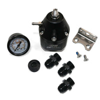 Thumbnail for DeatschWerks DWR2000 AFPR + Pressure Gauge + 10AN & 8AN Fittings - Anodized Black