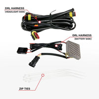 Thumbnail for Anzo 19-21 GMC Sierra 1500 LED Projector Headlight w/Switchback+Sequential - Black