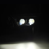 Thumbnail for AlphaRex 22-23 Toyota Tundra LUXX-Series Headlights Alpha-Blk w/White DRL - Req 810029 OR 810030