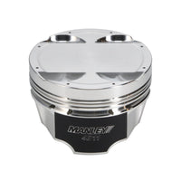 Thumbnail for Manley Mitsubishi 4B11 86mm Bore 9.0:1 CR -5cc Dish Turbo Tuff Piston Set w/ Rings
