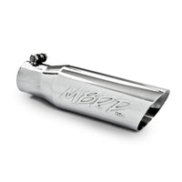Thumbnail for MBRP Universal Tip 3in O.D. Dual Wall Angled 2 inlet 12 length