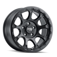 Thumbnail for Dirty Life 9307 Drifter 17x8.5/5x127 BP/-6mm Offset/78.1mm Hub Matte Black Wheel - Beadlock