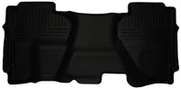 Thumbnail for Husky Liners 07-13 Chevrolet Silverado 1500 Ext Cab WeatherBeater Black 2nd Seat Floor Liners