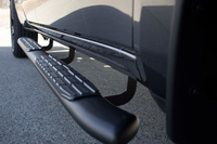 Thumbnail for Fishbone Offroad 2019+ Dodge Ram 1500 Quad Cab Oval Side Steps - Black Textured