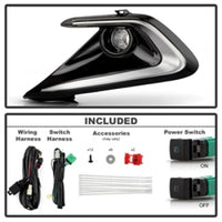 Thumbnail for Spyder 23-24 Toyota Corolla Hatchback OEM Full Fog Lights w/Switch - Clear (FL-TCOC2023-HB-LED-C)