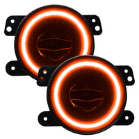 Thumbnail for Oracle Jeep Wrangler JK/JL/JT High Performance W LED Fog Lights - Amber SEE WARRANTY