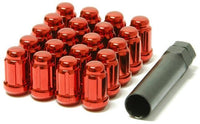 Thumbnail for Wheel Mate Muteki Closed End Lug Nuts - Deep Black 12x1.25