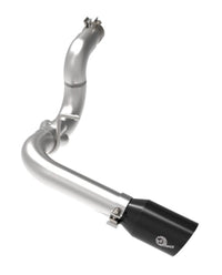 Thumbnail for aFe 20-21 Jeep Wrangler Large Bore-HD 3in 304 Stainless Steel DPF-Back Exhaust System - Black Tip