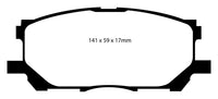 Thumbnail for EBC 04-07 Lexus RX330 3.3 Greenstuff Front Brake Pads