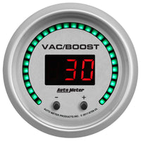 Thumbnail for Autometer 52.4mm Silver Switchable 0-1600 PSI/0-110 BAR Vacuum/Boost Ultra-Lite Elite Digital Gauge