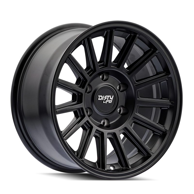 Dirty Life Journey 9316 17x8.5 / 6-139.7 BP / 0mm Offset / 106mm Hub Matte Black Wheel