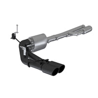 Thumbnail for MBRP 2019+ Chevrolet Silverado 1500 4.5L/5.3L Pre-Axle Dual Side Exite w/ 4in OD Tip- Black Coated