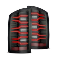Thumbnail for AlphaRex 02-06 Dodge Ram1500 + 03-06 Dodge Ram2500/3500 Luxx-Series LED Tail Lights (Pair) Black/Red