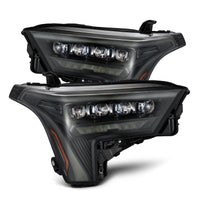 Thumbnail for AlphaRex 22-23 Toyota Tundra NOVA-Series Headlights Alpha-Blk w/White DRL - Req 810029 OR 810030