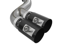 Thumbnail for aFe Power 11-14 Ford F250/F350 6.7L Diesel Rebel XD 4in 409 SS DPF-Back Exhaust System - Black Tips