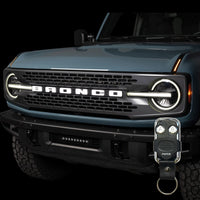 Thumbnail for Putco 22-24 Ford Bronco Luminix DRL LED Light Hood Limb Riser (Factory Hood Side Hinge Replacments)
