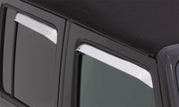 Thumbnail for AVS 81-89 Lincoln Town Car Ventshade Front & Rear Window Deflectors 4pc - Stainless