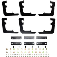 Thumbnail for Westin 19 Ram 1500 Quad/Crew Cab (Ex. Classic) Premier Oval Nerf Step Bar Mount Kit - Black