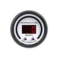 Thumbnail for Autometer 52.4mm White Switchable 60-340 Degrees F / 40-170 Degrees C Phantom Elite Digital Gauge