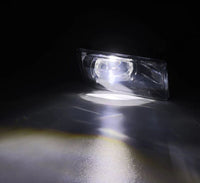 Thumbnail for AlphaRex 07-13 Chevrolet Silverado/04-17 Tahoe DoubleTap Dual Color LED Proj Fog Lights - Wt/Ambr