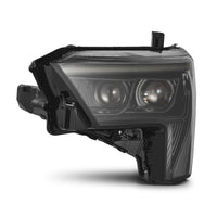 Thumbnail for AlphaRex 22-23 Toyota Tundra LUXX-Series Headlights Alpha-Blk w/White DRL - Req 810029 OR 810030