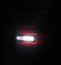 Thumbnail for AlphaRex 07-14 Chevrolet Silverado 1500/2500HD/3500HD Luxx-Series LED Tail Lights Black/Red
