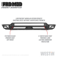 Thumbnail for Westin 2020 Chevrolet Silverado 2500/3500 Pro-Mod Front Bumper