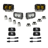 Thumbnail for Baja Designs 21+ Ford Raptor/22+ Bronco S2 SAE Pro Fog Pocket Light Kit