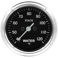 Thumbnail for Autometer Stack 52mm 40-120 Deg C 1/8in NPTF Male Pro Stepper Motor Water Temp Gauge - Classic