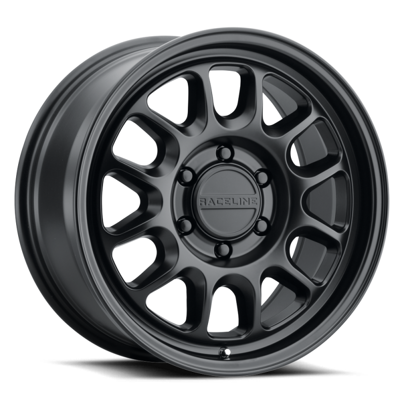 Raceline 958B Rogue 17x8in / 5x114.3 BP / 30mm Offset / 72.62mm Bore - Satin Black Wheel
