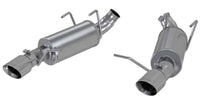 Thumbnail for MBRP 11-14 Ford Mustang V6 3in. Dual Muffler Axle Back Split Rear Exhaust System AL